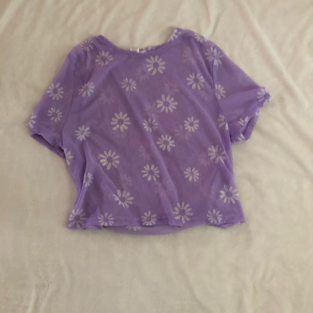 A mesh tee-shirt.